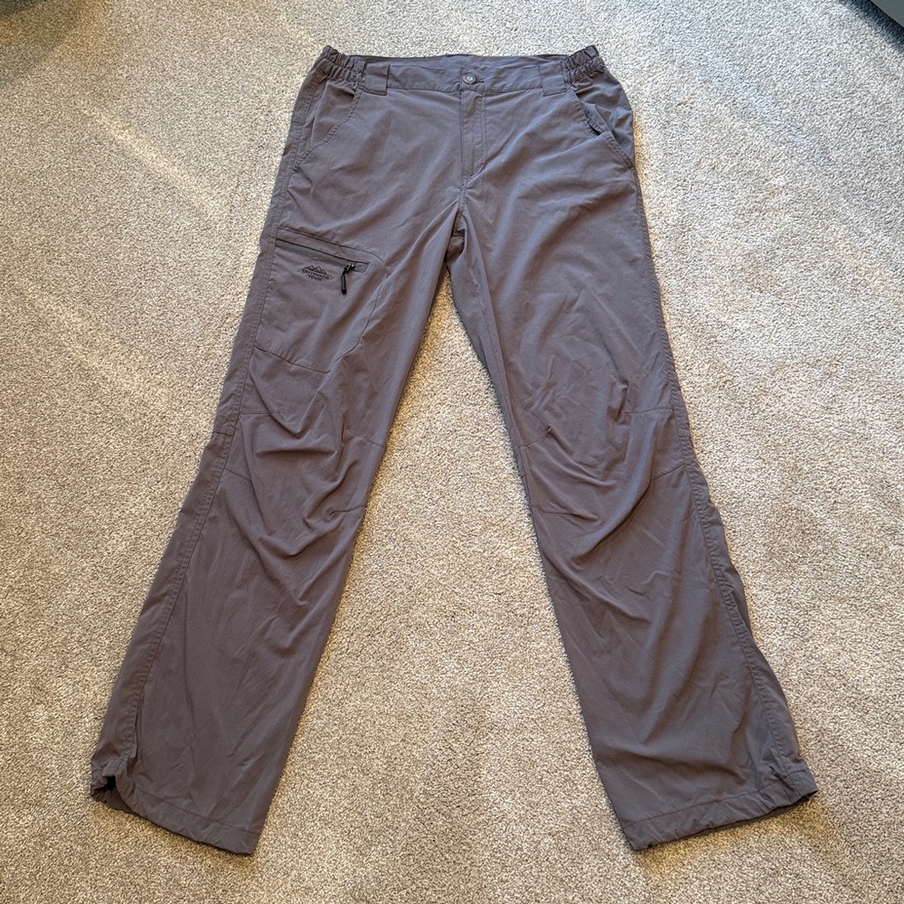 Outback Rider Men's Outdoor Tour Gray Walking Hiking Cycling Pants Size 34